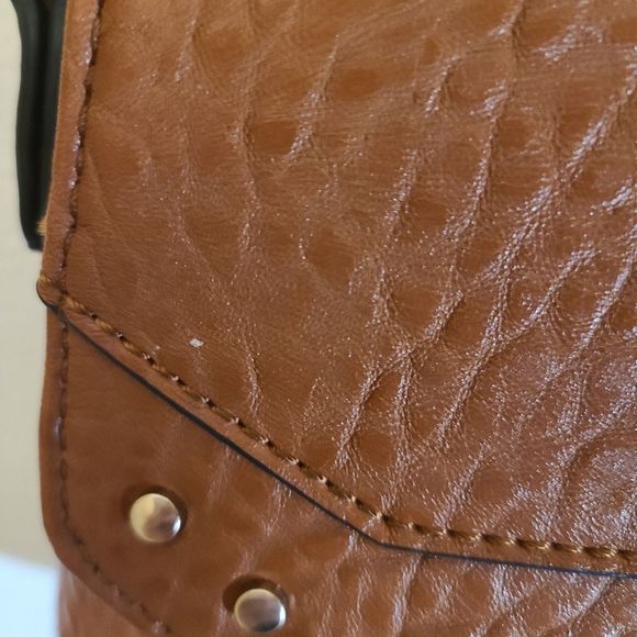 V Couture by Kooba brown studded crossbody with adjustable strap - Picture 3 of 16